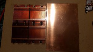 Peltier Chiller Step 12 - Laying Out Copper Baseplate