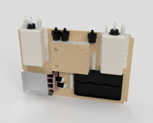 Closed Loop Peltier Chiller System Full Assembly - Front