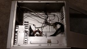 Computer Case for Control System Housing Without Cover