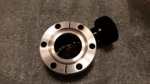 2.75" Conflat Butterfly Valve Open FOR SALE