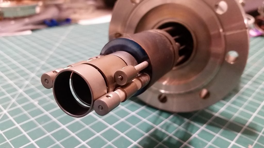 Electron Gun Assembly Lens Close-Up