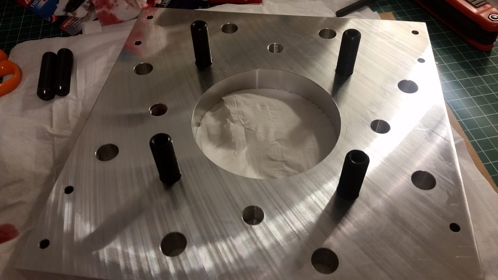 High Vacuum Bottom Plate Assembly 2