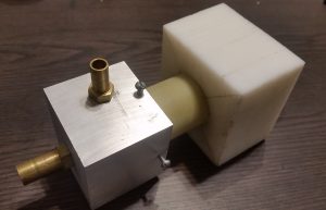 Vortex Stabilized Gliding Arc Electrode with Nozzle