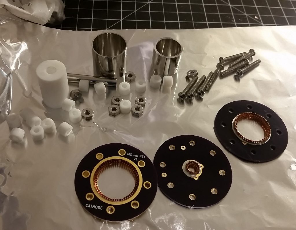 AIS-uPPT1 Micro Pulsed Plasma Thruster Assembly - Components