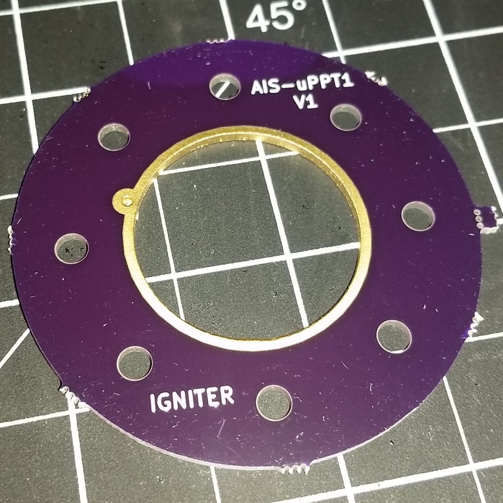 AIS-uPPT1 Micro Pulsed Plasma Thruster Igniter Socket PCB