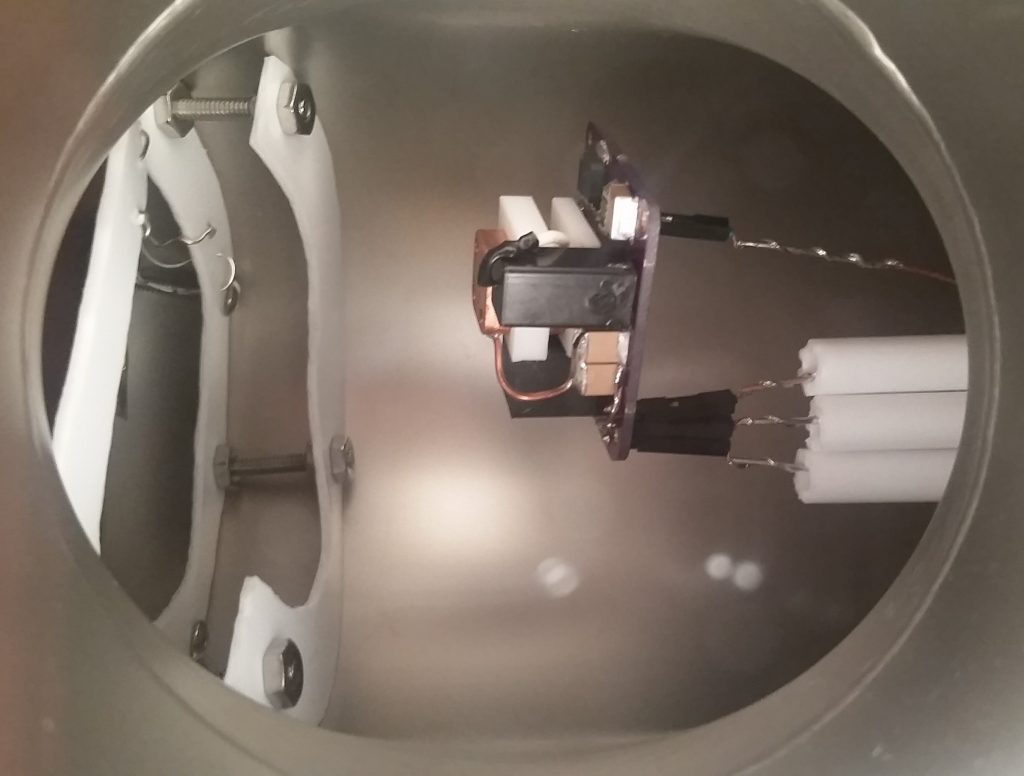 AIS-gPPT3-1C Integrated Propulsion Module Mounted in Vacuum Chamber
