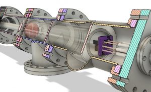 EXEDA Preliminary Acrylic Insulator Assembly - Cross Section with Propulsion System