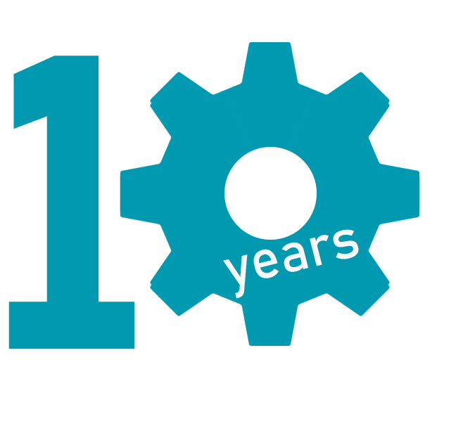 Open Source Hardware Association Summit 2020 10 Year Anniversary Logo