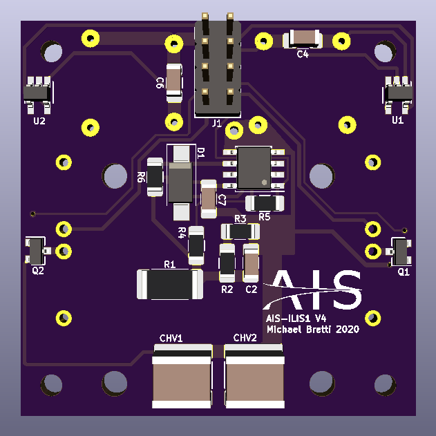 AIS-ILIS1 V4 PCB - Back