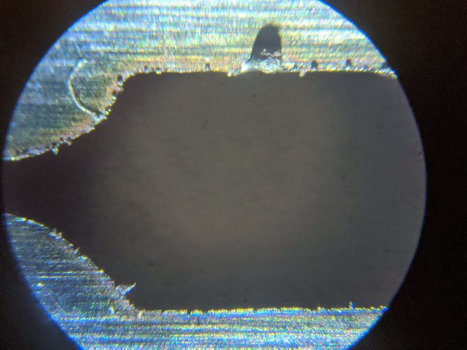 AIS-ILIS1 Enhanced Extractor Electrode Dross Microscope Picture 2