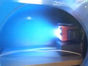 AIS-ePPT1 Pulsed Plasma Thruster - Ignition Test 1 - Plume 1