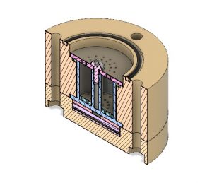 AIS-ADAMANT Fuel Sublimation Tank 0,5in Capacity V1 FINAL - Cross-Section Isometric