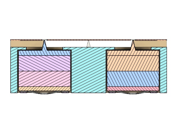 AIS-ILISX Ionic Liquid Electrospray Thruster Cross Sectional View