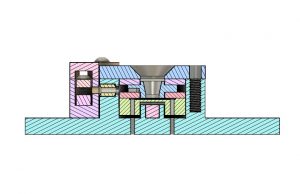 AIS-EHT1 Micro End Hall Thruster Head Cross-Section