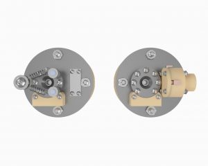 AIS-EHT1 Micro End Hall Thruster Render - Hollow Cathode vs Filament Top