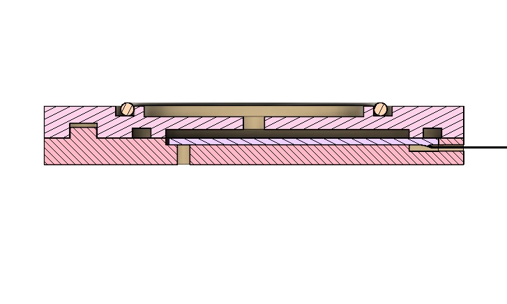 AIS-PFV1 Piezo Fuel Valve Cross Sectional View