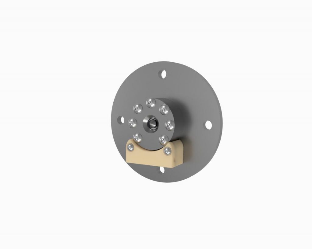 AIS-AHT1 Micro Anode Layer Hall Thruster - Thruster Head Render