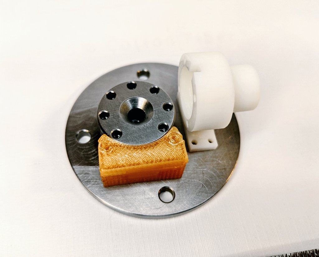 AIS-EHT1 Micro End Hall Thruster - Assembly Fitting with Anode Feed and Hollow Cathode Neutralizer