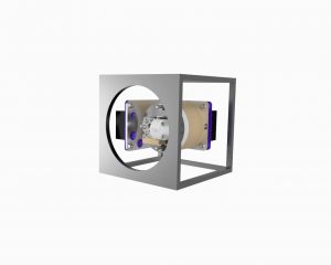 AIS-EHT1 Micro End Hall Thruster Fully Integrated System - 1U Size Render 2