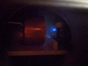 AIS-ILIS1 Ionic Liquid Ion Source Electrospray Thruster - Ignition Test 8 - Full Ion Beam