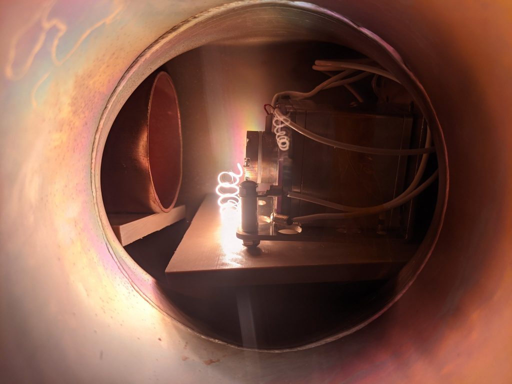 AIS-AHT1-PQ Pico Anode Layer Hall Thruster - Ignition Test 8 - Filament On 3