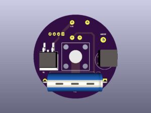 AIS-VAT0-DEMO Micro Vacuum Arc Thruster Demo Kit V1 - PCB Front